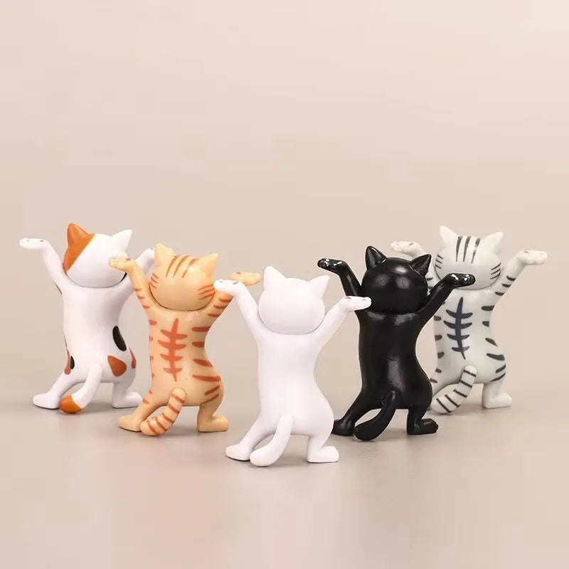 Figurine de Chat Dansant MiauMents | Décoration Miniature Amusante | Figurine de Collection & Décoration de Gâteau