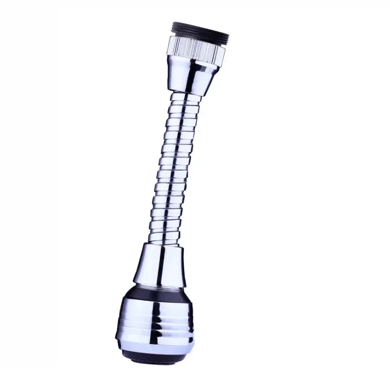 Extension de robinet Aquavero FlexFlow | Embout pivotant à 360° avec 2 types de jet | Aérateur économiseur d'eau pour la cuisine et la salle de bain | En plastique ABS
