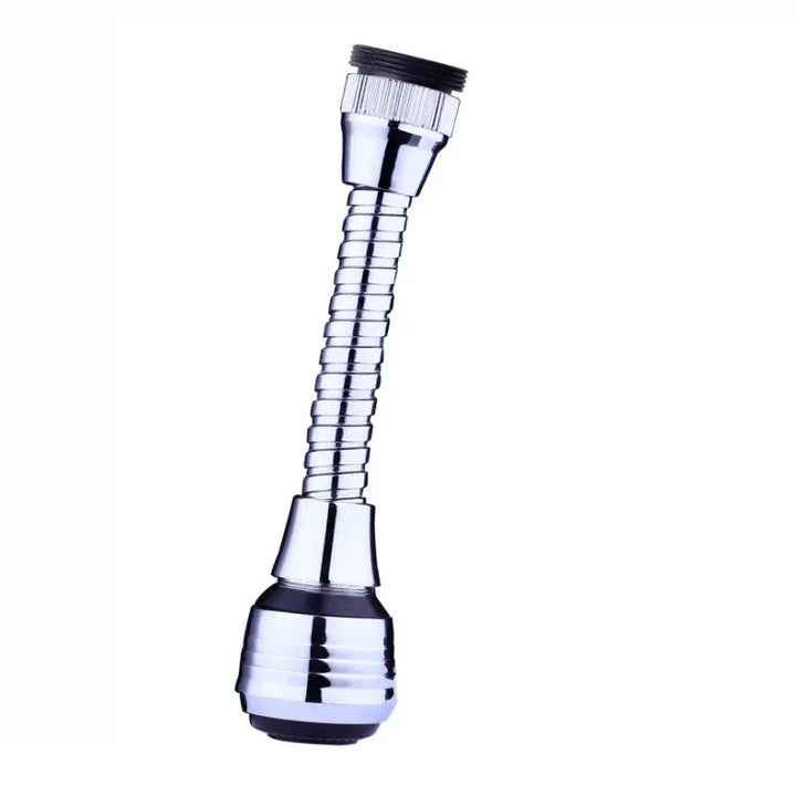 Extension de robinet Aquavero FlexFlow | Embout pivotant à 360° avec 2 types de jet | Aérateur économiseur d'eau pour la cuisine et la salle de bain | En plastique ABS