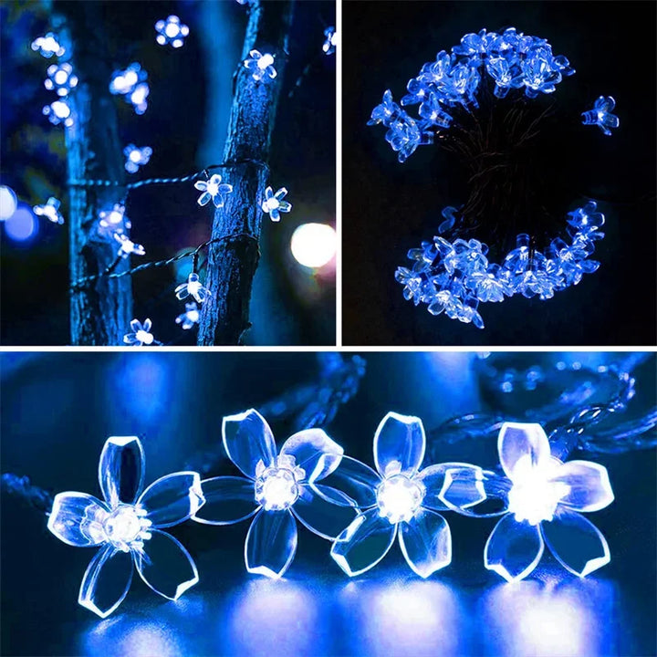 LumiSola Guirlande lumineuse solaire | 20–100 LEDs | Blanc chaud, Blanc ou RGB | 8 modes | Pour jardin & balcon | 5–12m