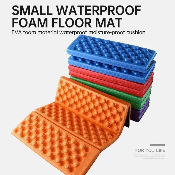 Coussin de siège extérieur pliable | Imperméable & ultraléger | Tapis de randonnée TrekFold XPE pour la randonnée & le camping