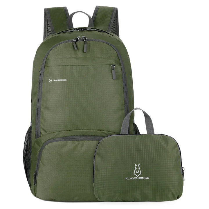 TrekVita Sac à Dos Pliable | Ultra Léger & Imperméable | 31×14×47 cm | Sac à Dos de Plein Air & de Voyage pour Femmes & Hommes