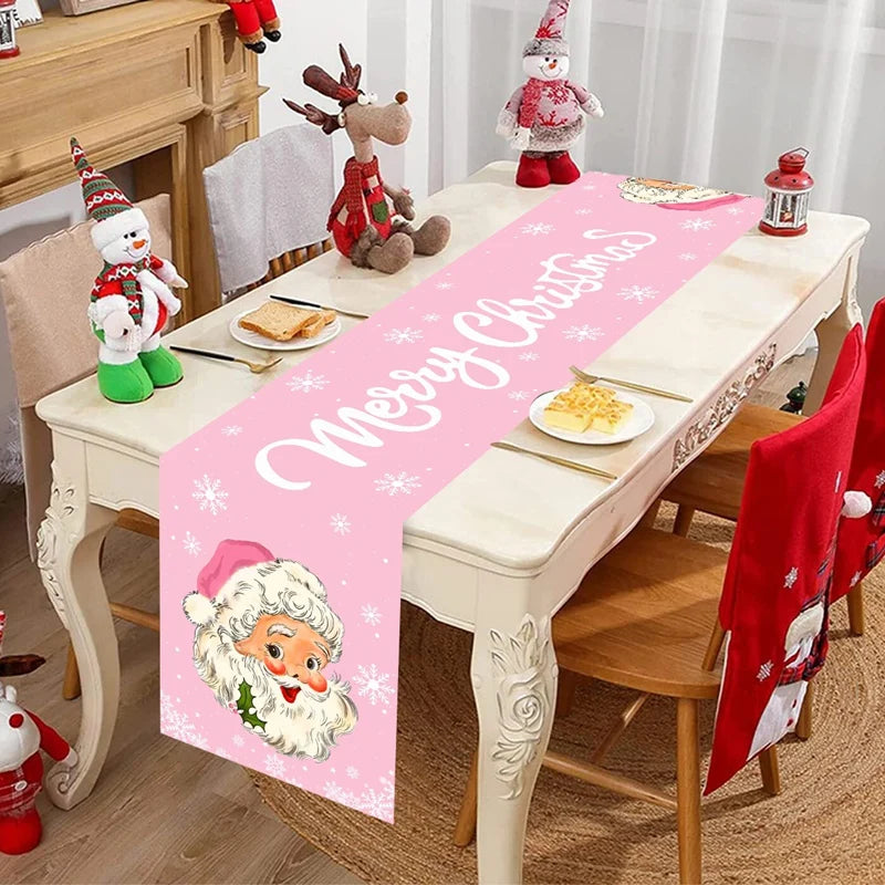 FestiLoom Nappe de Noël | Design « Joyeux Noël » | 100 % Polyester | Décoration festive pour Noël & Nouvel An 2025/2026