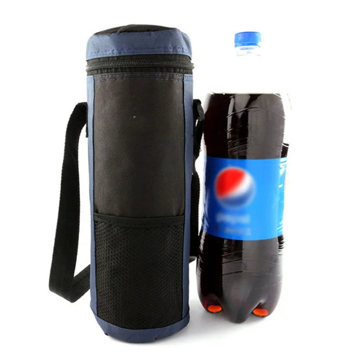 Cooltiva Sac à bouteille isolé 10×10×29 cm | Sac de refroidissement portable en tissu Oxford | Pour les voyages, le sport et les activités en plein air