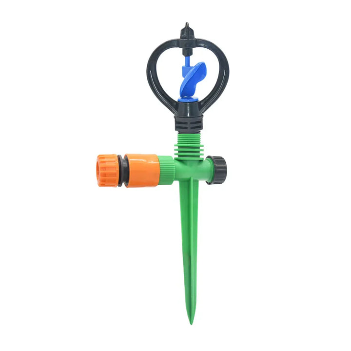 Aqualino Arroseur de jardin rotatif à 360° | Arrosage automatique | Buses Vortex | Portée de 4 à 5 m