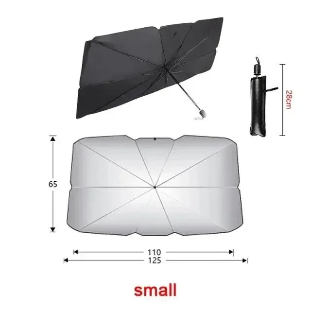 Pare-soleil Auto SunFold | Protection UV & Protection contre la chaleur | Compact & Pliable | Pour SUV & Hatchback