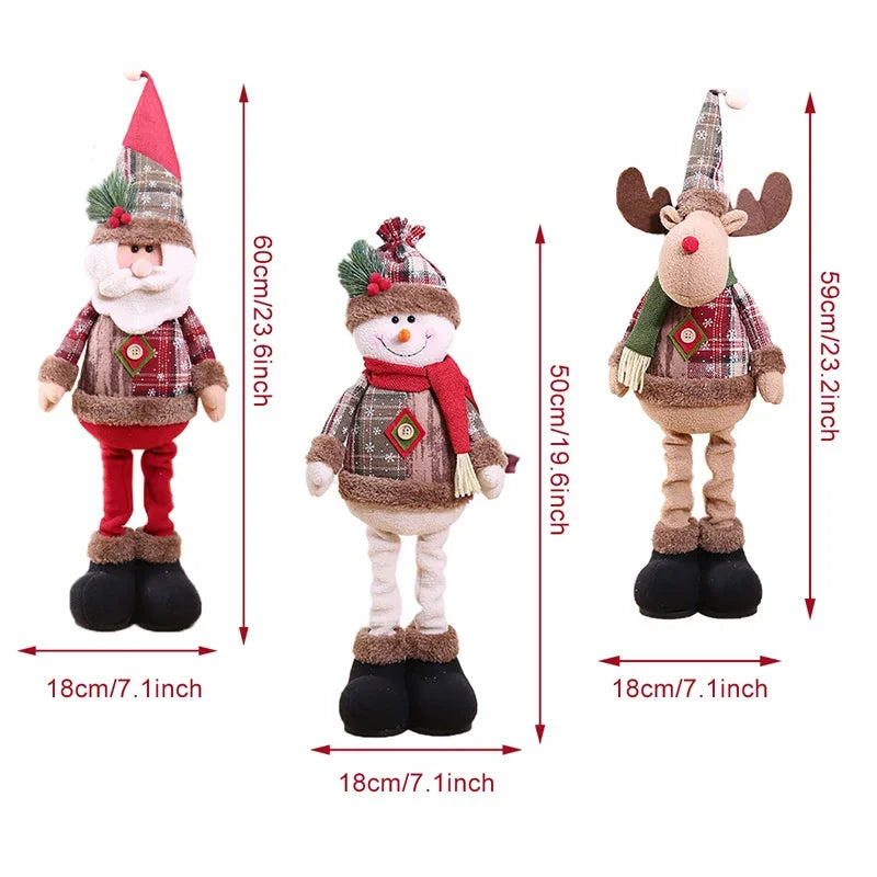Figurine de décoration du Père Noël | Décoration de table & idée cadeau | Décoration festive de Noël