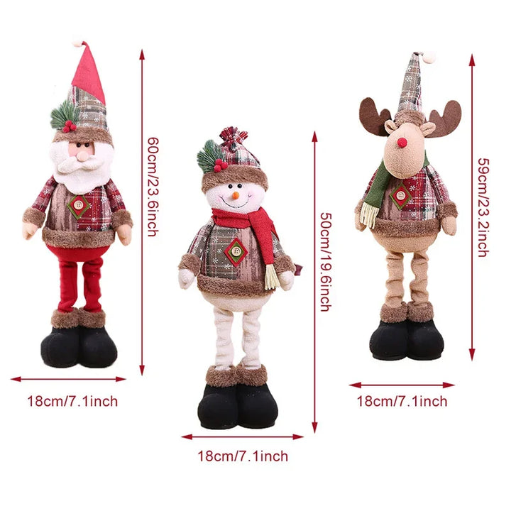 Figurine de décoration du Père Noël | Décoration de table & idée cadeau | Décoration festive de Noël