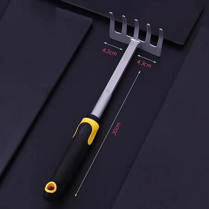 Ensemble d'outils de jardin Groviva 4 pièces | Acier inoxydable | Binette & Pelle | Pour creuser, planter & désherber