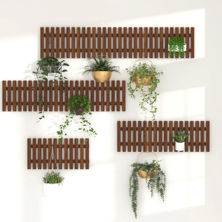 Cadre Floral Boho | Bois Massif | 30×30 cm | Décoration Murale Artisanale
