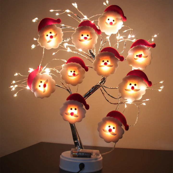 Guirlande lumineuse LED Bonhomme de Neige Frostella | Décoration de Noël Intérieure | Blanc Chaud & Fonctionnement sur Piles | Design Noël 2025