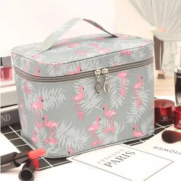 Trousse de maquillage Bellavie XL | Résistante à l'eau & Portable | Grande capacité | Tissu Oxford résistant
