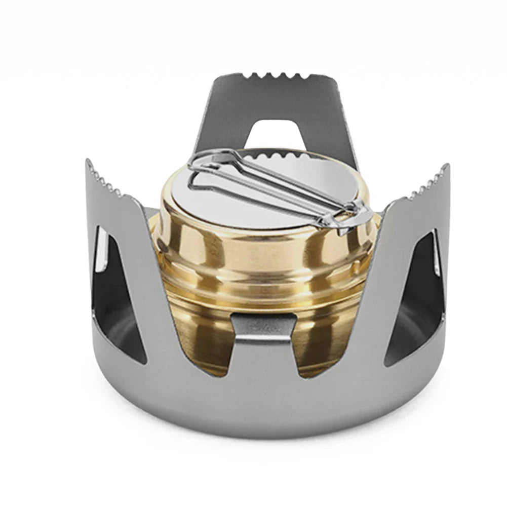 Flamero Réchaud Spirituskocher | Flamme Réglable | Combustion à 360° | Compact & Stable