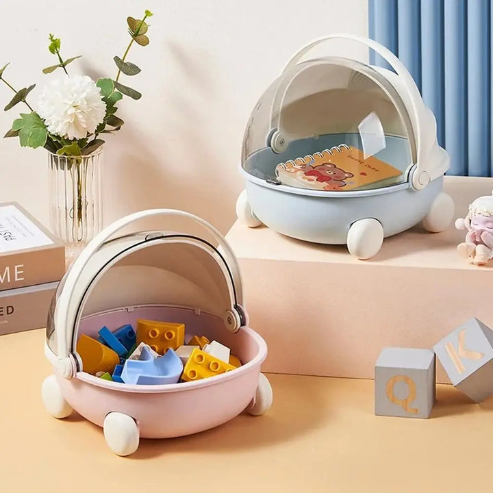SweetNest Boîte de Rangement en Forme de Berceau – Boîte de Bureau et de Décoration Mignonne