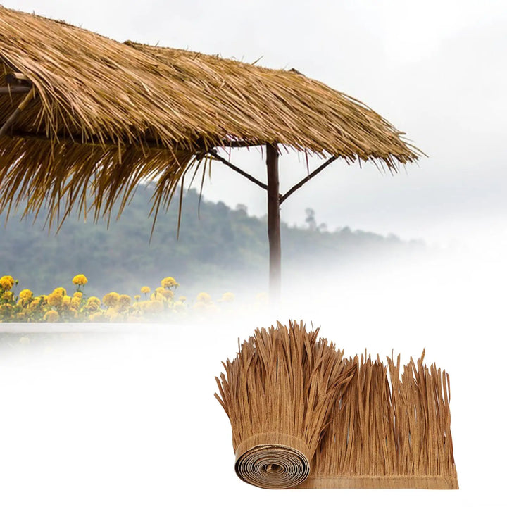 TROPISHIELD Toit de palmier artificiel | Résistant aux UV & aux intempéries | 100×50 cm | Pour toits DIY, parasols, bars Tiki & cabanes de jardin