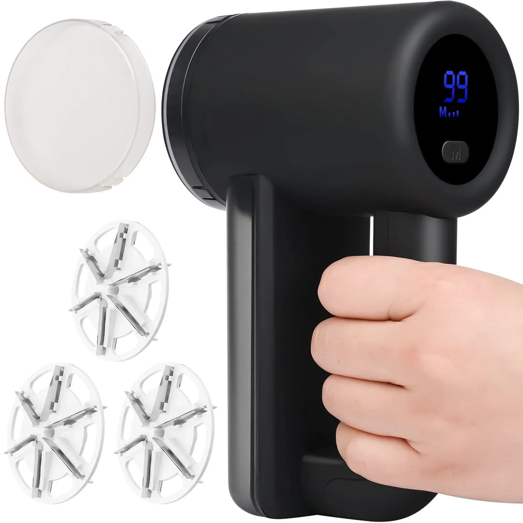 Texora Épilateur de peluches | Rechargeable | 3 Vitesses | Affichage LED | Batterie 2000 mAh