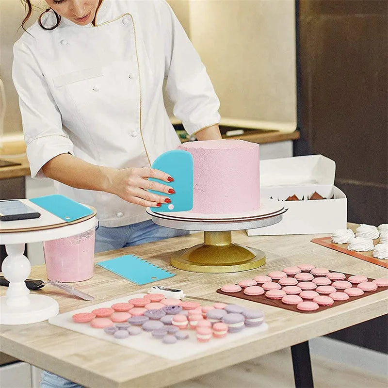 BakeDeko™ Set de douilles | Sacs à pâtisserie en silicone réutilisables avec douilles en acier inoxydable | Pour gâteaux, cupcakes et pâtisseries