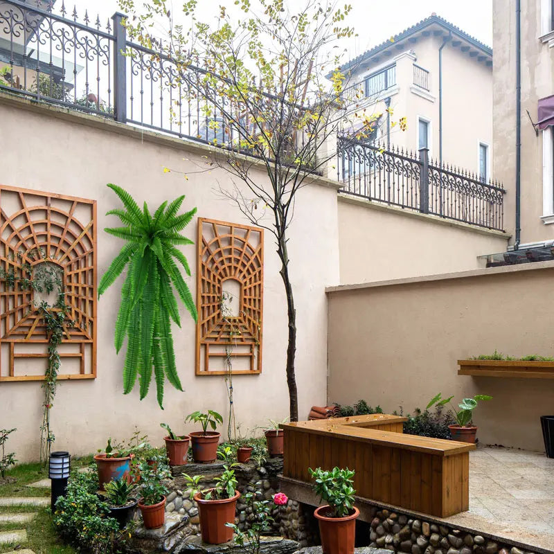 VerdeLia | Plante suspendue artificielle | Lierre persan | 73–115 cm | Décoration murale et de jardin