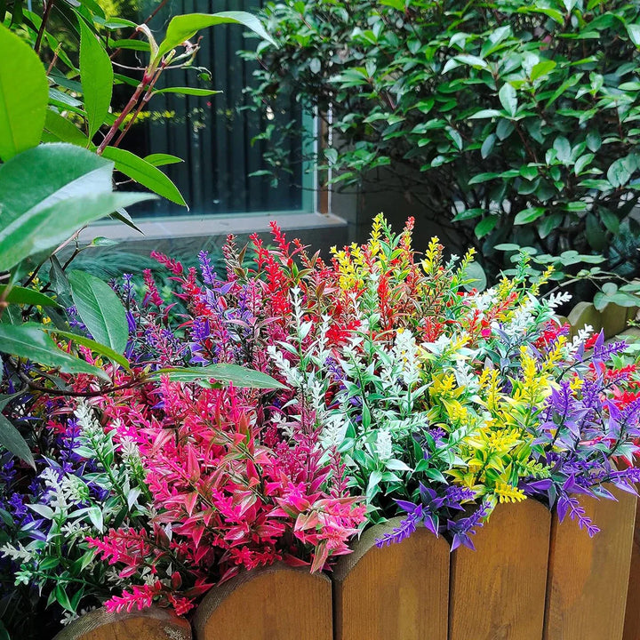 Florabell Ensemble de 12 Lavandes Artificielles | Plantes Artificielles pour Mariages, Vases, Couronnes & Décoration | Pour Intérieur & Extérieur