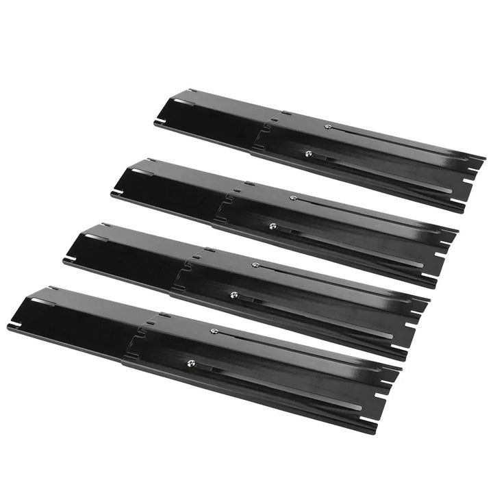 Grillpanzer Pare-chaleur réglable pour barbecues à gaz | Plaques thermiques de rechange en émail | Set de 2/4 paires | Universel réglable de 30 à 56 cm