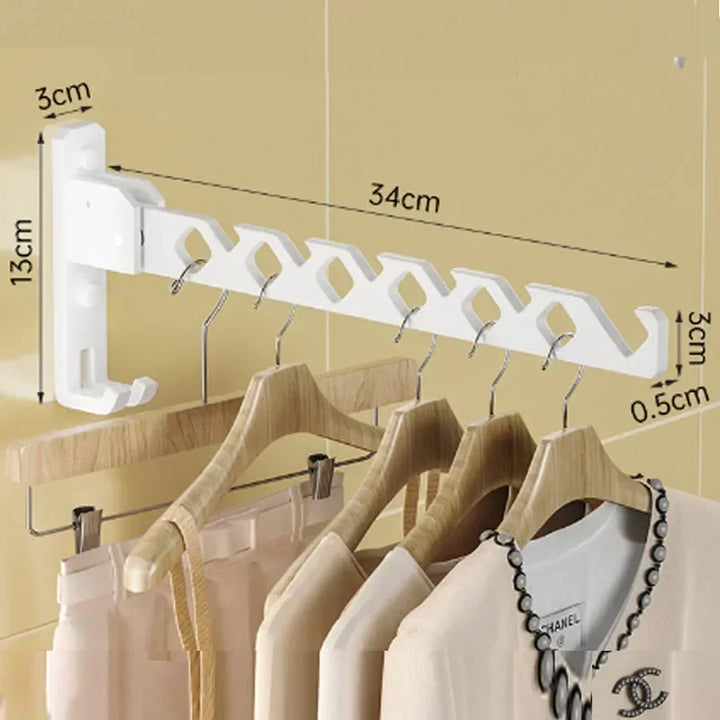RaumFlex Séchoir mural | Pliable & Réglable | Gain de place & Résistant | Idéal pour vêtements & Serviettes