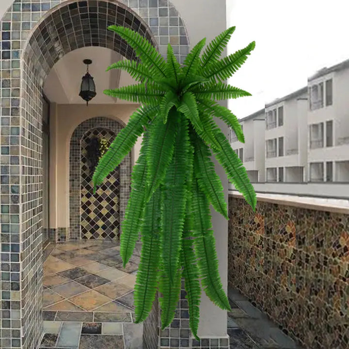 VerdeLia | Plante suspendue artificielle | Lierre persan | 73–115 cm | Décoration murale et de jardin