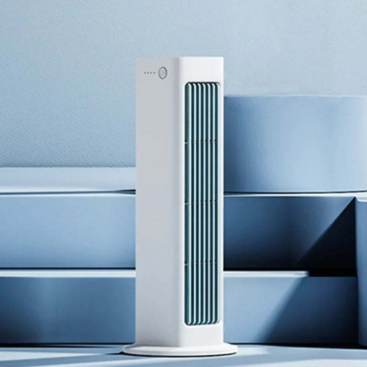 Ventilateur mural AeroSilence FlexFan | Ventilateur USB sans pales avec télécommande | 3 vitesses & mode oscillant | Batterie de 3000 mAh | Silencieux & moderne – pour bureau & maison