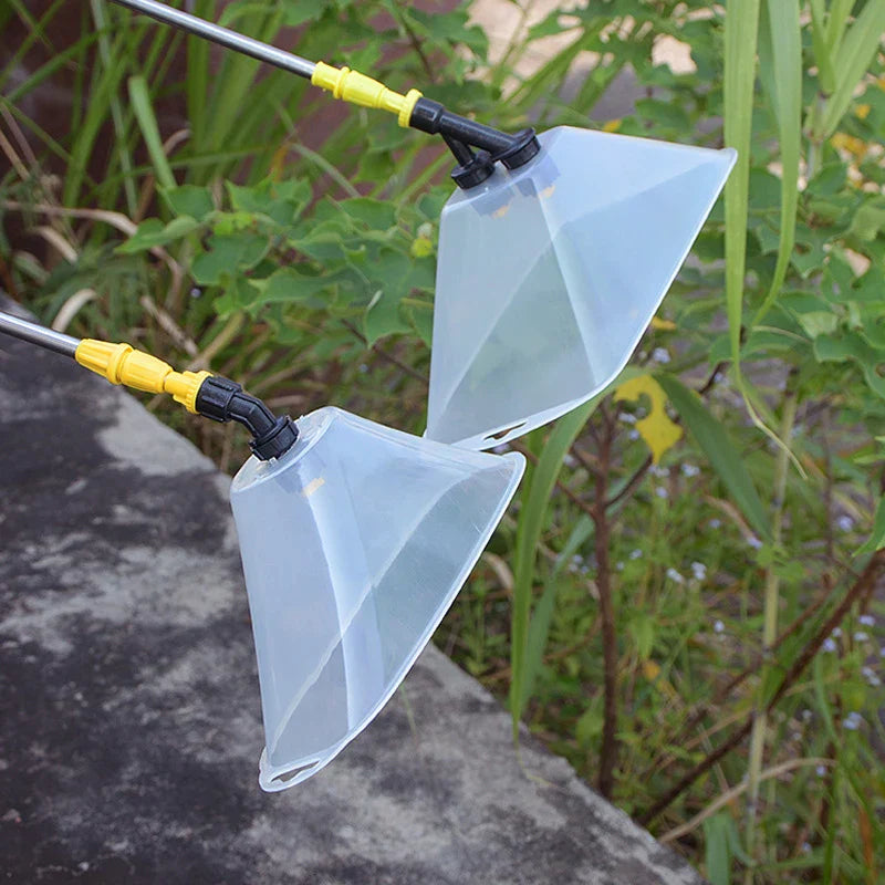 SprayoFan Buse de Protection Contre le Vent | Capuchon de Pulvérisation Résistant au Vent pour Arroseurs de Jardin | Buse en Éventail pour Irrigation Ciblée