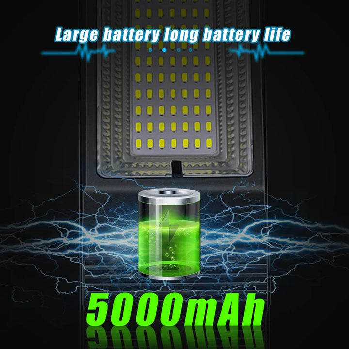 Lampe de rue solaire Heliotrax avec télécommande | 138 LEDs | 3 modes d'éclairage | Étanche IP65 | Pour jardin, allée et cour
