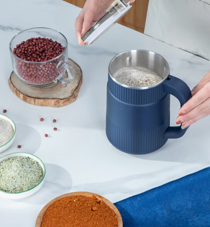 Kornelia Moulin à céréales électrique pour la maison | Farine fraîche d'un simple bouton | Compact & Puissant