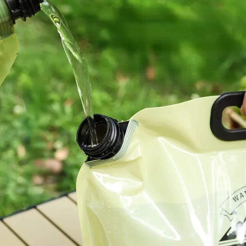 HydraPakx Sac à eau pliable 8 L | Avec poignée et bec verseur | Pour camping, randonnée et activités en plein air