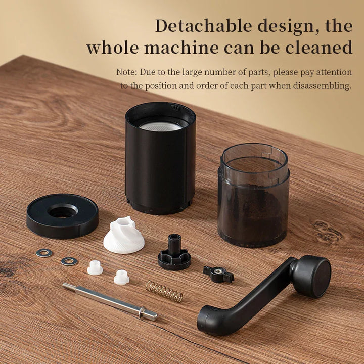 Moulin à café manuel BrewMate | Portable & Réglable | Meule en céramique | Pour la maison, les voyages & en extérieur