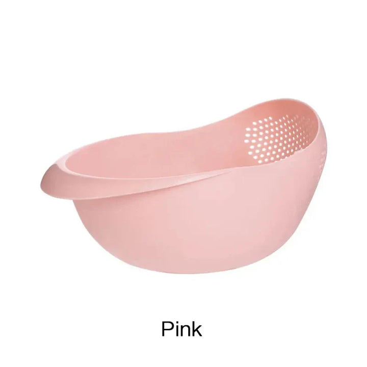 KlarSieb Passoire Multifonctionnelle | Passoire à Riz & Panier d'égouttage | Pour Fruits, Légumes & Riz | Design Ergonomique