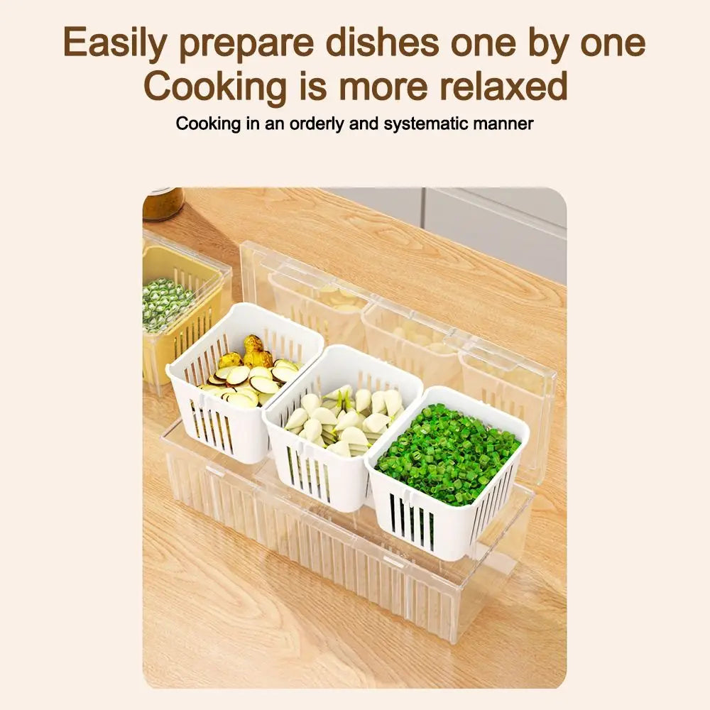 Organixo | Boîte de rangement | Compacte & Empilable | ABS | 22,7 x 9 x 6,7 cm