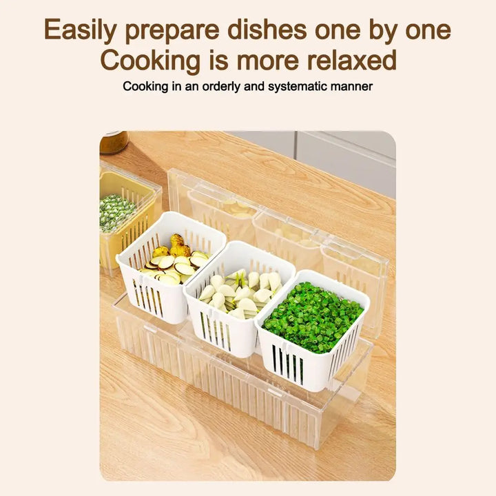 Organixo | Boîte de rangement | Compacte & Empilable | ABS | 22,7 x 9 x 6,7 cm