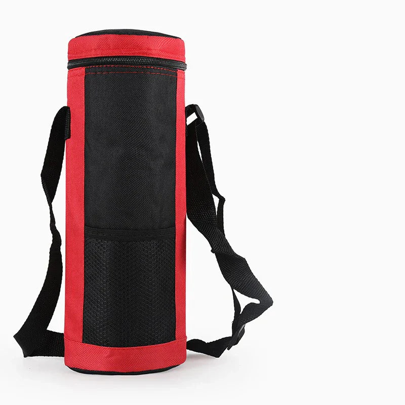 Cooltiva Sac à bouteille isolé 10×10×29 cm | Sac de refroidissement portable en tissu Oxford | Pour les voyages, le sport et les activités en plein air