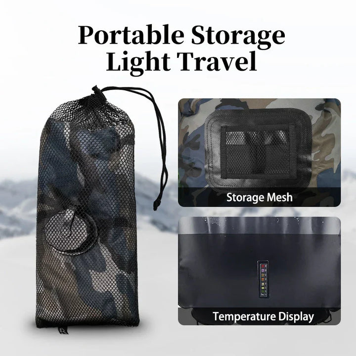 Douche Solaire SunFlow | Capacité de 20L | Portable & Auto-chauffante | Avec Douchette & Tuyau