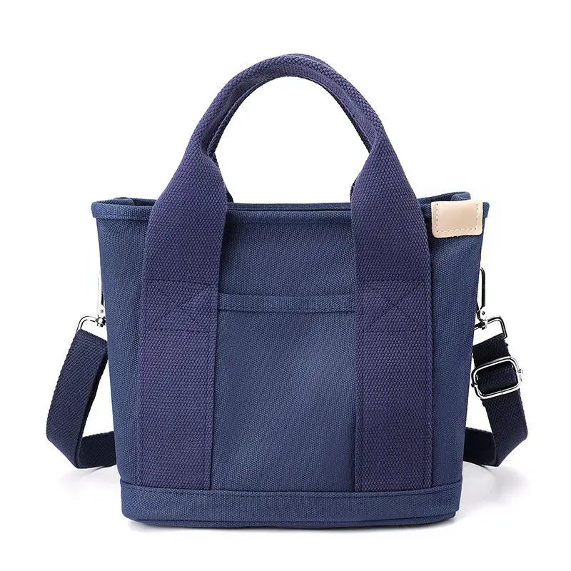 Sac à main Damentasche Tovèra CanvasMini | Petit sac bandoulière avec fermeture éclair | Sac en toile à la mode | 23×15×21 cm