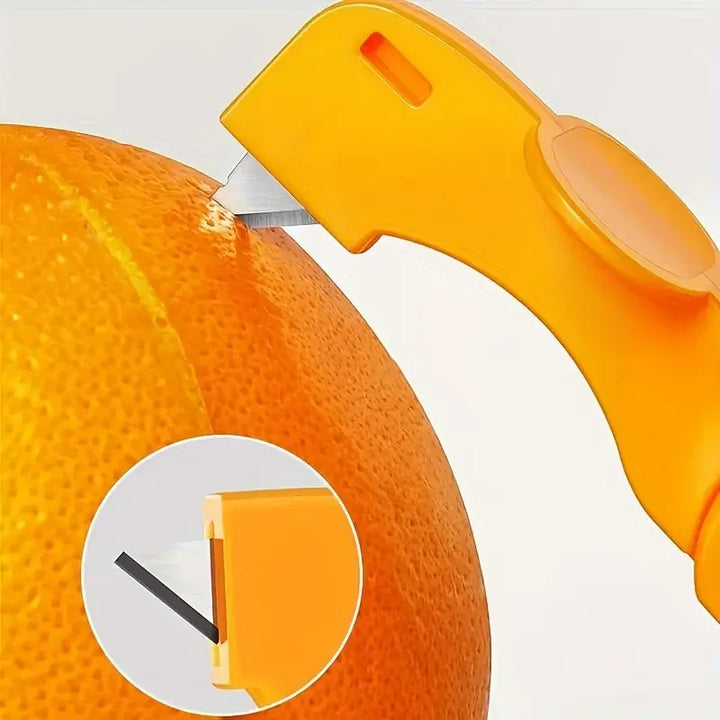Éplucheur d'Oranges | Lame en Acier Inoxydable | Poignée Ergonomique | 1 Pièce