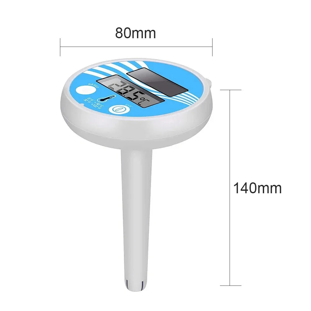 THERMAFLOAT Thermomètre de piscine | Thermomètre flottant pour piscine et spa | Indicateur de température 0–50 °C | Incassable et résistant aux intempéries