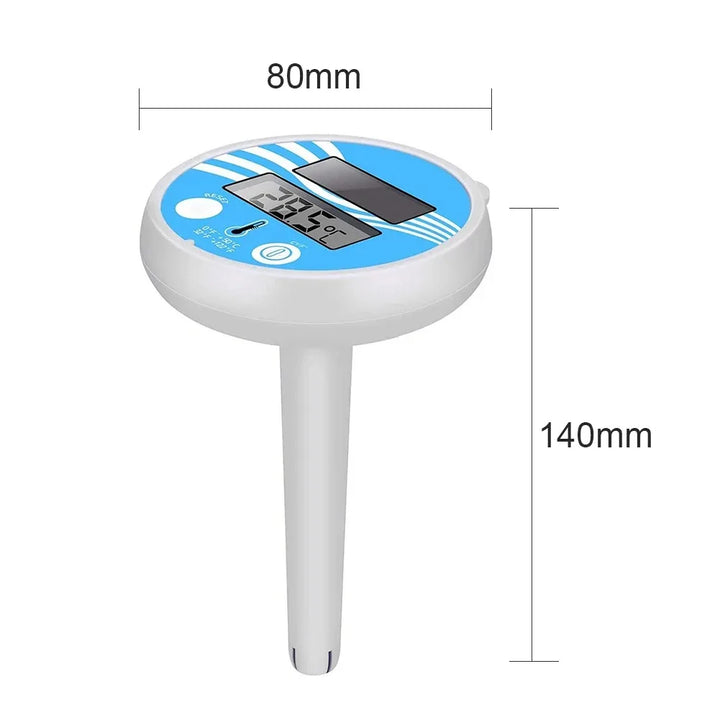 THERMAFLOAT Thermomètre de piscine | Thermomètre flottant pour piscine et spa | Indicateur de température 0–50 °C | Incassable et résistant aux intempéries