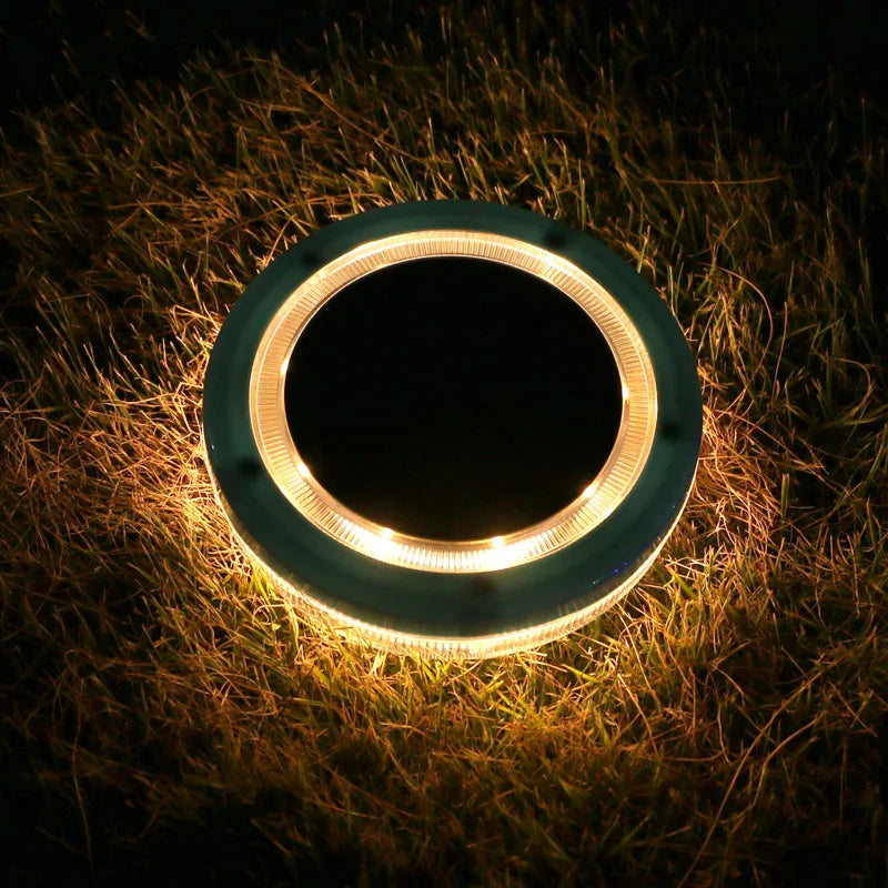 AquaGlow Lumière de Piscine Solaire | Flottante & Étanche | LED Bleue | 11,6×2,5 cm