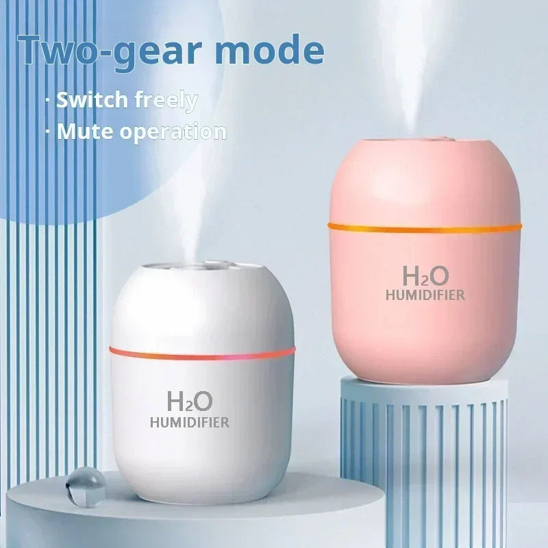 AEROAURA Mini Humidificateur | Silencieux <36 dB | Lumière d'ambiance LED | Arrêt automatique