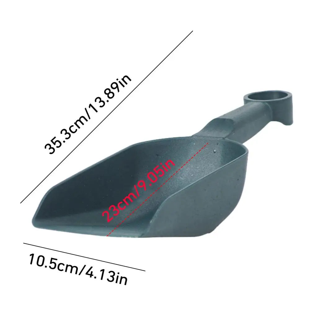 Plantiva Pelle de jardin en plastique | Poignée ergonomique | Gain de place & Léger | Disponible en 2 tailles