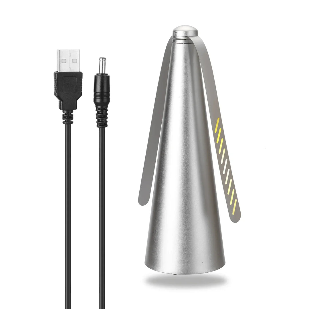 AeroLumen Naturguard Répulsif à Mouches Ventilateur de Table | Ventilateur Anti-Insectes Rotatif à 360° | Silencieux & Sûr | Pour Extérieur, Camping, Pique-Nique