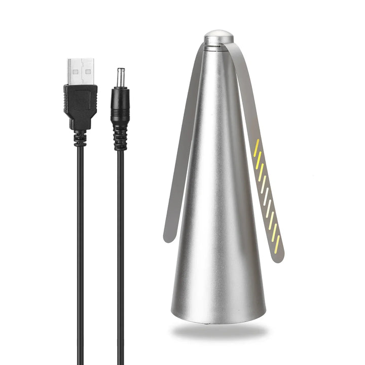 AeroLumen Naturguard Répulsif à Mouches Ventilateur de Table | Ventilateur Anti-Insectes Rotatif à 360° | Silencieux & Sûr | Pour Extérieur, Camping, Pique-Nique