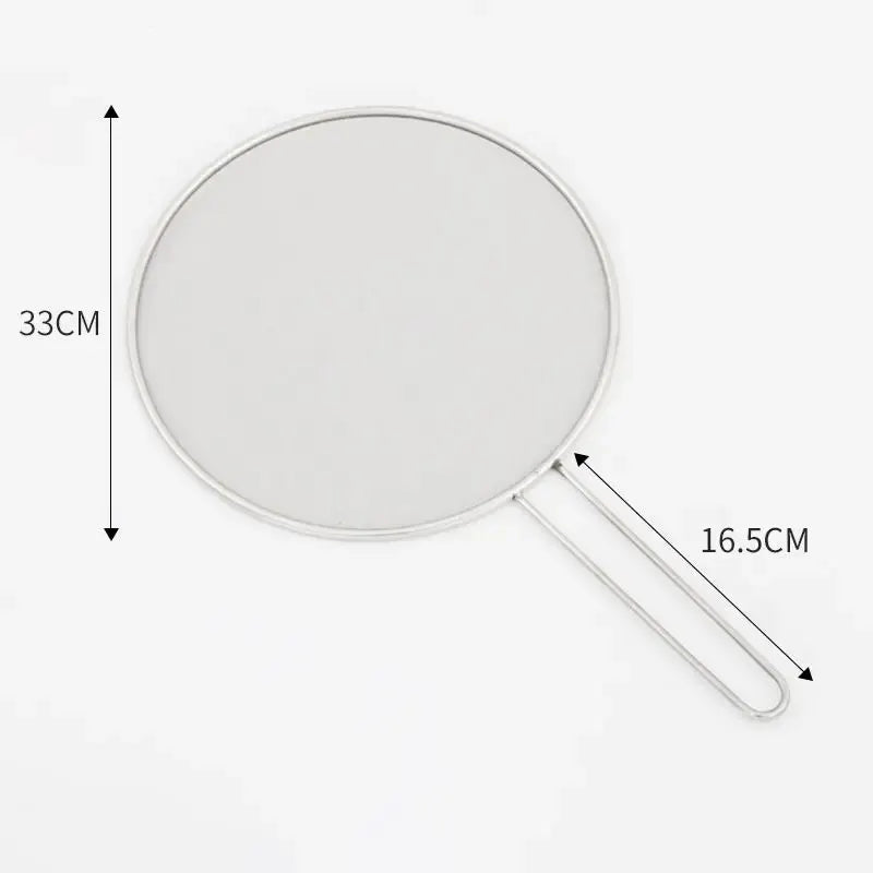 KüchenProfi Écran de protection | Acier inoxydable | Anti-brûlure | 25/29/33 cm