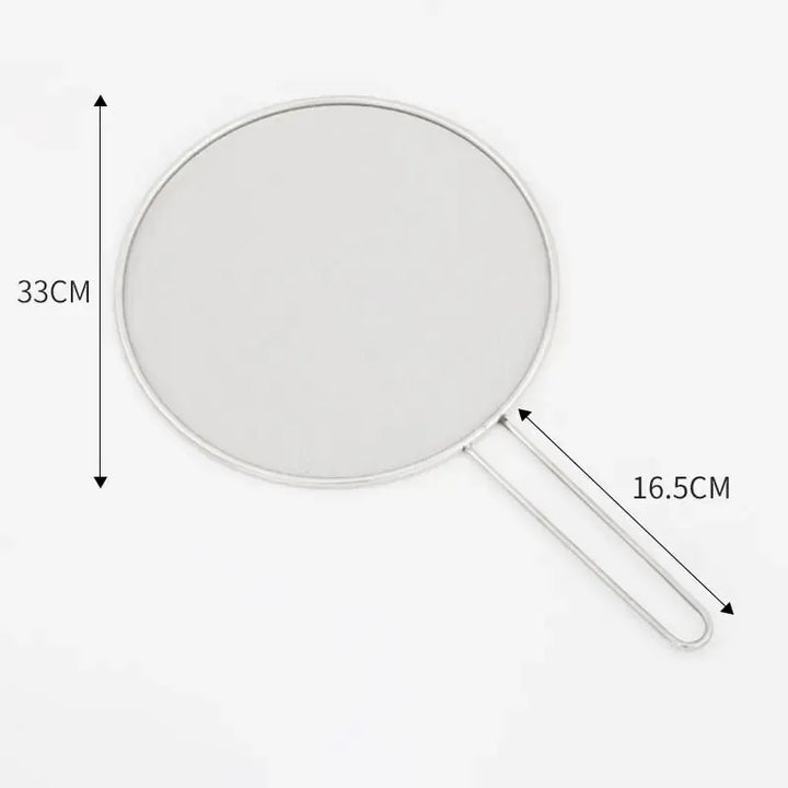 KüchenProfi Écran de protection | Acier inoxydable | Anti-brûlure | 25/29/33 cm