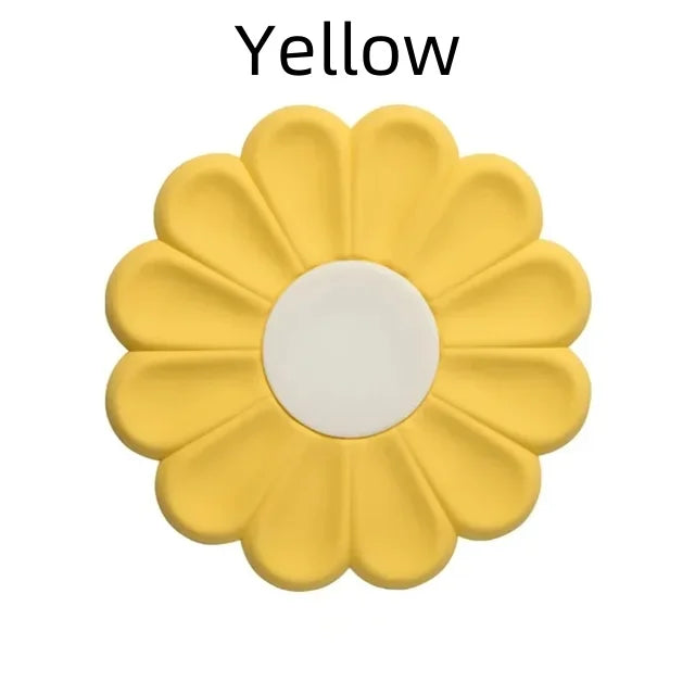 Sous-verre en silicone FleurChaleur | Résistant à la chaleur & Antidérapant | 15 cm | Set de table en forme de fleur pour tasses, bols & casseroles