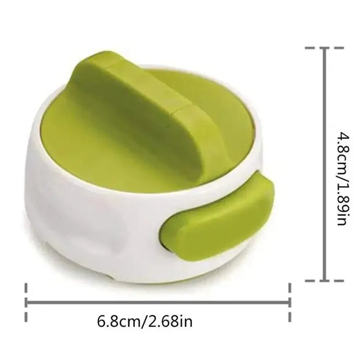 Twisto Ouvre-boîte Compact | Acier Inoxydable & Manuel | Économiseur d'Espace & Portable | Libération Facile